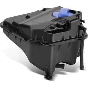 YHTAUTO Engine Coolant Recovery Overflow Reservoir Expansion Tank W/ Pressurized Cap & Sensor For Volkswagen Touareg 2004-2010 Audi Q7 2007-2015 Replace for# 7L0121407E