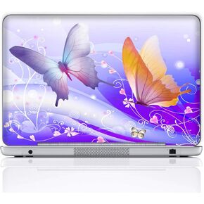 17 17.3 Inch Laptop Notebook Skin Sticker Cover Art Decal (Included 2 Wrist pad) - Gray Black Swirl