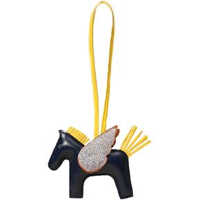 Mmsu Horse Bag Charm, Tassel Pony Keychain Leather Fashion Accessory For Handbags Purse Crossbody Shoulder Bag For Women cute