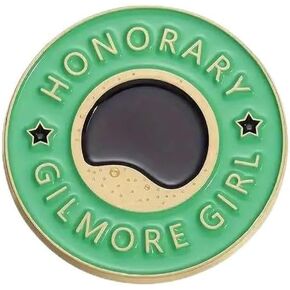 Honorary Gilmore Girl Girls Coffee Enamel Brooch Lapel Pin