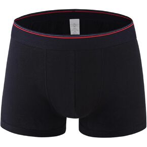 Mens Cotton Boxer Briefs Big and Tall Underwear Breathable Oversized Boxers Pajama Bottoms