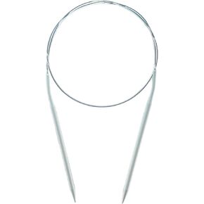 Mdoker Aluminum Circular Knitting Needle Size 2.5 24 Inch Circular Knitting Needles for Handmade Knitting DIY and Any Weaven Yarn Projects(US Size 2.5,3mm)