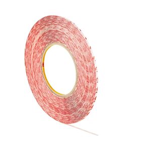 3M GPT Double Sided PET Tape: Strong Adhesion, Hold on Hard Surfaces. Thickness 0.008in, Resistant up to 302°F, UV Resistance ex 9088 - (0.2 in x 54 yd)