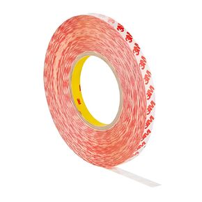 3M GPT Double Sided PET Tape: Strong Adhesion, Hold on Hard Surfaces. Thickness 0.008in, Resistant up to 302°F, UV Resistance ex 9088 - (0.2 in x 54 yd)