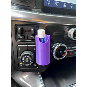 Lip Balm Chapstick Holder for Car, no mess from heat for Car Accessories (Pink)