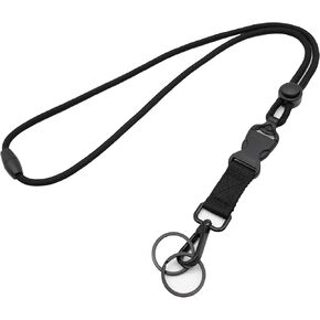 حبل قابل للفصل، قابل للتعديل، لحامل شارة الهوية والبطاقة، بإبزيم قابل للفصل، وحلقتين للمفاتيح in Kuwait