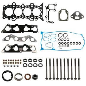 Cylinder Head Gasket Set with Bolts Compatible with 2001 2002 2003 2004 2005 Honda Civic DX LX Civic 1.7L D17A1 Replacement for HS26236PT-2 HSHO034 HBHO034
