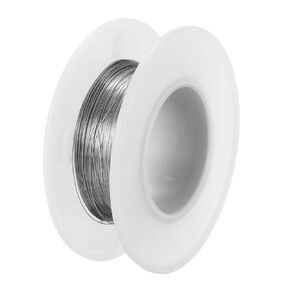 PATIKIL 304 Stainless Steel Wire, 328 Ft 0.12mm 36 Gauge Jewelry Wire Craft Wire Soft Beading Wire for Jewelry Making Bracelets Beading DIY Crafts, Silver
