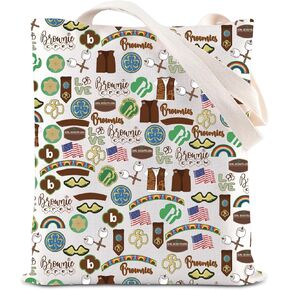 KUIYAI Brownie G Scout Tote Bag G Scout Troop Handbag Scout Master Gift Power Gift Scout Camping Gift Scout Journey Gift