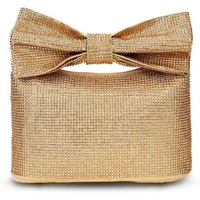 Rhinestone Evening Bag Bow Clutch Purses for Women, Glitter Evening Handbags Bling Wedding Purse Sparkly Diamond Party Bag