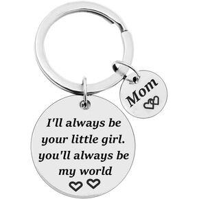 Mothers Day Gifts - Best Mom Ever Keychain for Mom - Perfect Gifts Birthday, Valentines Day, or Christmas Gift from Daughter.