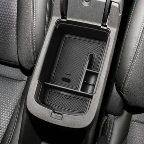 EDBETOS Center Console Organizer Tray Compatible with 2024 2025 Chevy Trax Accessories LS 1RS LT 2RS ACTIV Interior Secondary Armrest Storage Box Insert Tray, Red