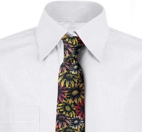 Ambesonne Necktie, Ocean Waves Summer, 3.7", Blue White in Saudi Arabia