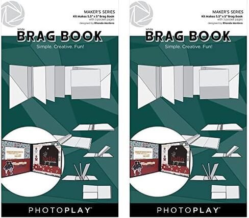 كتاب PHOTOPLAY الأبيض للتفاخر مقاس 5.5 × 5، عدد 1 (عبوة من قطعة واحدة) in Saudi Arabia