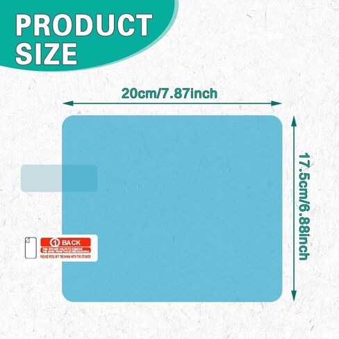 4PCS Car Rearview Mirror Film, Side Mirror Rain Guard, Car Rearview Mirror Protective Film, HD Clear Nano Coating Anti Fog Glare Waterproof Mirror Film Universal for Most Car, SUV (Side window) in Saudi Arabia