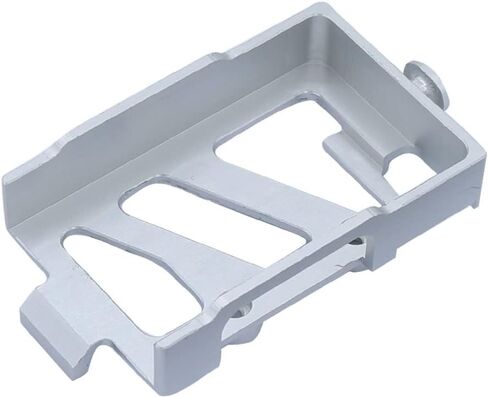 Metal Battery Tray Mounting Plate with Tie for TRX4M 1/18 RC Crawler Car Upgrade Parts (Black) in Saudi Arabia
