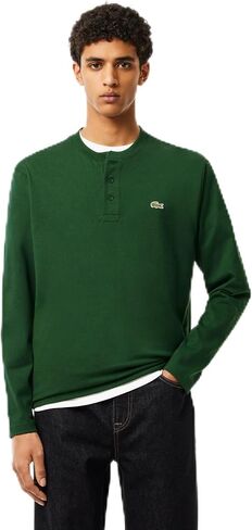 Lacoste Men's Long Sleeved Cotton Jersey T-Shirt in Saudi Arabia