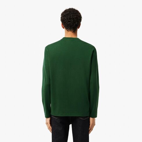 Lacoste Men's Long Sleeved Cotton Jersey T-Shirt in Saudi Arabia