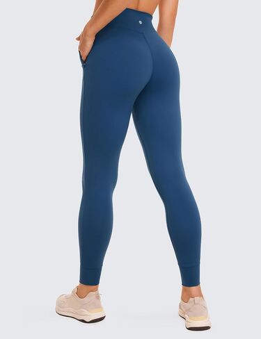 CRZ YOGA Womens Butterluxe High Waisted Joggers 27 Inches - Buttery Soft Lounge Yoga Pants with Pockets Workout Leggings in Saudi Arabia