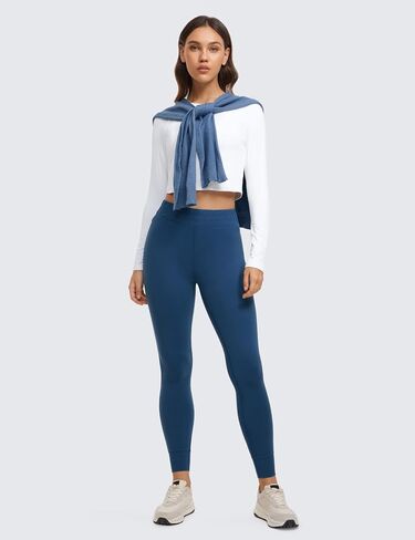 CRZ YOGA Womens Butterluxe High Waisted Joggers 27 Inches - Buttery Soft Lounge Yoga Pants with Pockets Workout Leggings in Saudi Arabia