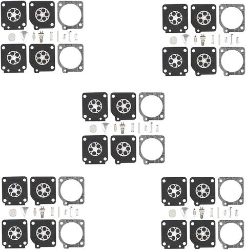 Pack of 5 Carburetor Rebuild Kit Compatible for Stihl Husqvarna Zama RB-69 C1Q-S32 S61 S61A S61B S61C S61D S96 S96A S96B S103 S104 S108 S109 in Saudi Arabia