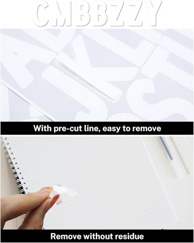 ملصقات حروف مقاس 1.5 بوصة، 544 قطعة من ملصقات رموز الأرقام الأبجدية لسكرابوكينغ، لافتة، زجاجة مياه، ملصقات حروف من الفينيل ذاتية اللصق للفنون والحرف اليدوية - 8 أوراق، أسود in Kuwait