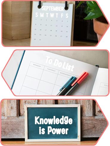 ملصقات حروف مقاس 1.5 بوصة، 544 قطعة من ملصقات رموز الأرقام الأبجدية لسكرابوكينغ، لافتة، زجاجة مياه، ملصقات حروف من الفينيل ذاتية اللصق للفنون والحرف اليدوية - 8 أوراق، أسود in Kuwait