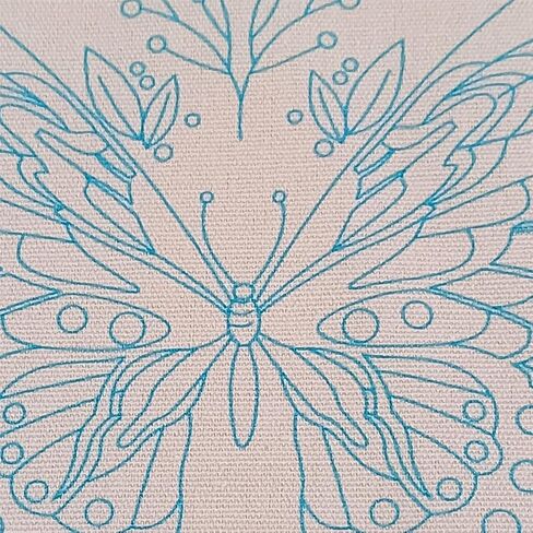 طقم تطريز الفراشة للبالغين المبتدئين، مجموعات غرز متقاطعة مختومة مع نمط فراشة، أطواق قماشية مطرزة، خيوط إبر، مجموعات تطريز يدوية سهلة in Kuwait