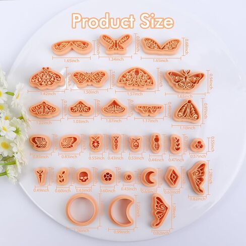 Puocaon Farm Polymer Clay Cutters - 8 Pcs Chicken Clay Cutters for Polymer Clay Jewelry, Goose Polymer Clay Cutters for Jewelry Making, Special Chicken Shape Funny Boot Polymer Clay Earring Cutters in Kuwait