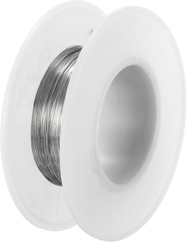PATIKIL 304 Stainless Steel Wire, 328 Ft 0.12mm 36 Gauge Jewelry Wire Craft Wire Soft Beading Wire for Jewelry Making Bracelets Beading DIY Crafts, Silver in Saudi Arabia