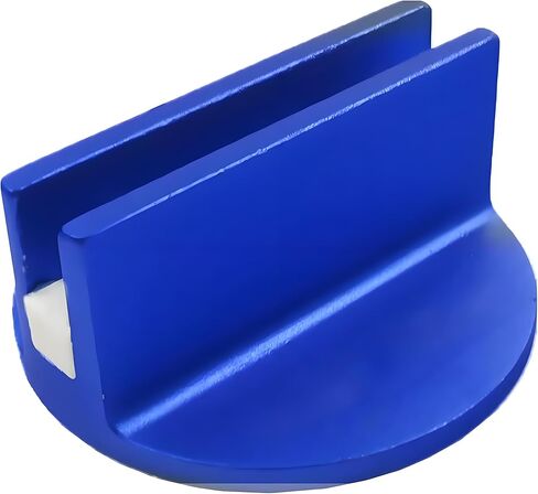 iFJF Car Universal Floor Jack Disk Pad Slotted Magnetic Side Adapter Pinch for All Model Cars Red in Kuwait