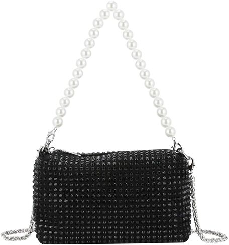 Clutch Purse for Women, Bling Evening Bag, Crossbody Handbag, Rhinestone Money Hand Bag in Kuwait
