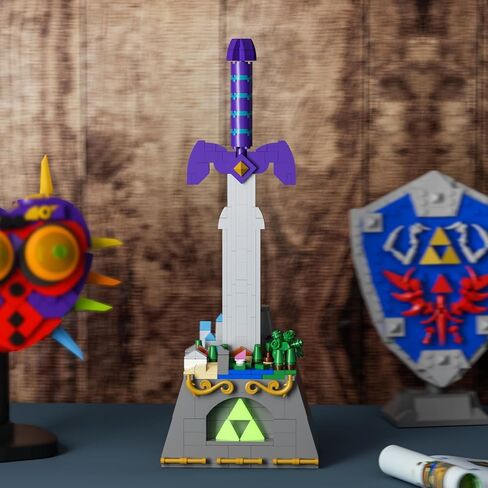 Taojiyuan Link and Princess Building Block Kits BOTW Link Figure with Master Sword and Hylian Shield Building Set Link Action Figure Birthday Gifts for Game Fans (393pcs) in Kuwait