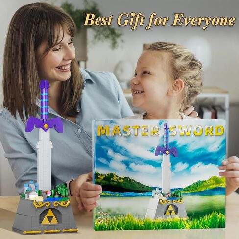 Taojiyuan Link and Princess Building Block Kits BOTW Link Figure with Master Sword and Hylian Shield Building Set Link Action Figure Birthday Gifts for Game Fans (393pcs) in Kuwait