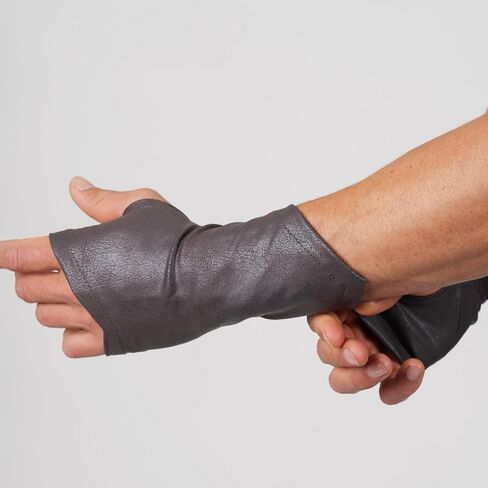 Assassin Gloves Ren Faire Faux Leather Bracers Ranger Archer Medieval Cosplay Larp Wrist in Saudi Arabia
