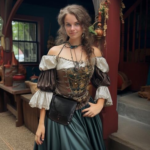 حقيبة حزام هوميلكس عصر النهضة - حقيبة جلدية من العصور الوسطى لإكسسوارات أزياء الهالوين in Kuwait