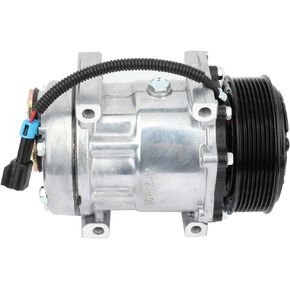 ECCPP A/C Compressor with Clutch 1991-2005 for Freightliner FL70 4.3L 5.9L 7.2L 8.3L 6.0L 6.4L 2015-2017 for F-reightliner Sprinter 2500 2.1L Fast Cooling