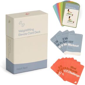 The Weightlifting Gym Buddy Journal by Habit Nest. 12-Week Personal Trainer & Progress Tracker. Fitness Planner / Workout Book that tells you exactly what to do and how to track progress. Provides 65 completely guided workouts, # of sets to do for each ex