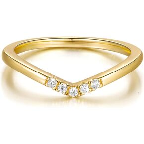 14K Gold Rings For Women Engagement Rings For Women Non Tarnish Gold Rings Creative In Design Discreet Jewellery CZ Rings For Women 5,6,7,8,9