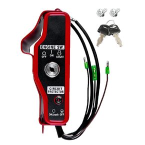 YAMAKATO Key Switch Box for Honda GX240 GX270 Gx340 GX390 8HP 9HP 11HP 13HP, Ignition Starter Control Box for Honda Clones 240cc-420cc w/Keys