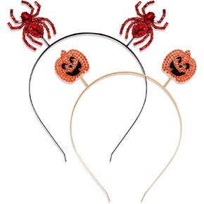 YAHPERN Halloween Headband for Women Boo Ghost Happy Halloween Hairband Costume Party Hair Accessory Holiday Gifts