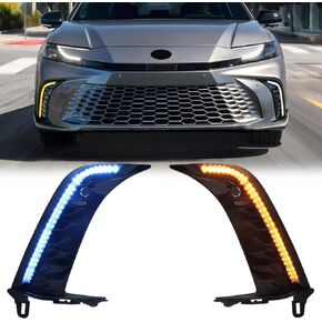 LED Sequential Turn Signal Lights Daytime Running Lights(DRL) Night Driving Lights Compatible with Toyota Camry SE XSE 2025