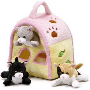 Unipak 9" Cat Finger Puppet House