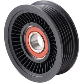TRQ Serpentine Belt Idler Pulley Compatible with Buick Cadillac Chevrolet Dodge Ford GMC
