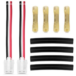Xislet 12AWG Blower Motor Connector Harness Compatible with 2005-2016 Toyota Tacoma A/C Wire Harness Repair Pigtail Kit, Replace 82998-12380 90980-10916