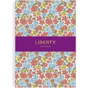 Galison Liberty Betty Bea A5 Journal from 136 Lined Pages with Gilded Edges, 5.25 x 7.25, Softcover Journal, Beautiful Floral Print from Liberty London