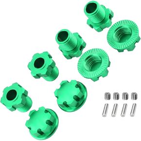 17mm Hex Nuts Wheel Hubs Upgrades Part for 1/10 E-Revo 2.0 VXL,1/5 X-Maxx,1/8 Sledge,Hex Nuts Wheel Hubs Hops up,Navy Blue