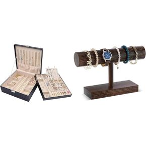 ProCase Jewelry Box for Women Bundle with Bracelet Holder Display Stand Organizer