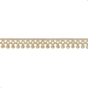 5 Yards Gold Lace Fringe Trim for Sewing 1.29 Inch Wide #L99 in Saudi Arabia