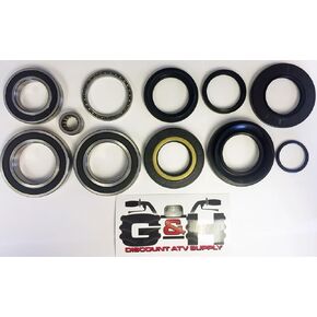 Complete Rear Differential & Axle Bearing Seal Kit for 2007-2013 Honda TRX 420 Rancher ATV